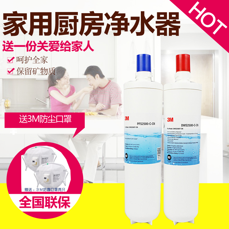 3M净水器滤芯双子净智DWS2500T-CN家用直饮厨房过滤器用|msdalam kategori peralatan dapur, penulen air - dari Buy2taobao.com untuk memberikan perkhidmatan ejen Taobao profesional membeli