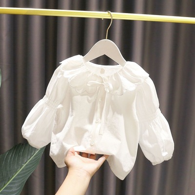 女童娃娃衫2025春秋新款