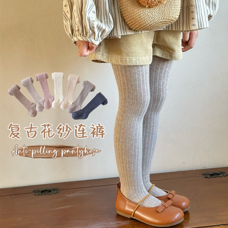 女宝宝连体裤袜春秋新款