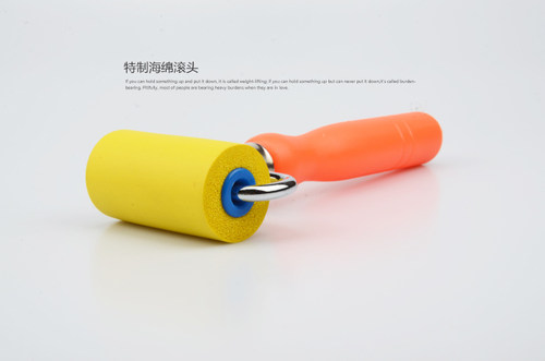专业墙纸壁纸施工工具平面压轮 2寸海棉材质 软亚伦 有弹力 包邮