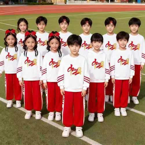 拉拉队啦啦操运动会元旦演出服