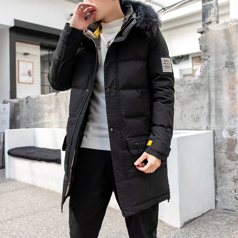 大货加厚棉服男中长款大毛领连帽棉衣外套XZ313B-1M1958-P125,男装棉衣,星座310B-3