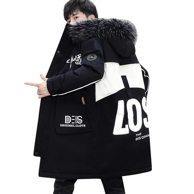 MY1779-P150冬季新款时尚印花连帽加厚中长款棉服外套XZ313B-1,男装棉衣,星座310B-3