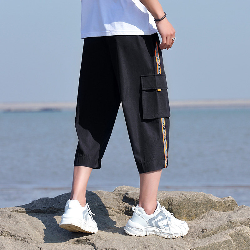 2021主推男士夏季新款潮流休闲时尚工装七分裤XZ313B-1-K2007-P28,男装休闲裤,星座310B-3