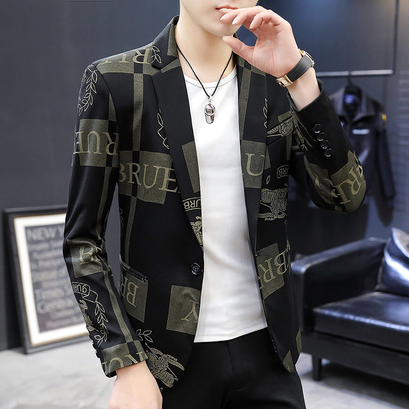 2021秋季新款男士时尚修身小西服外套XZ313B-1-XF8810-P90图片