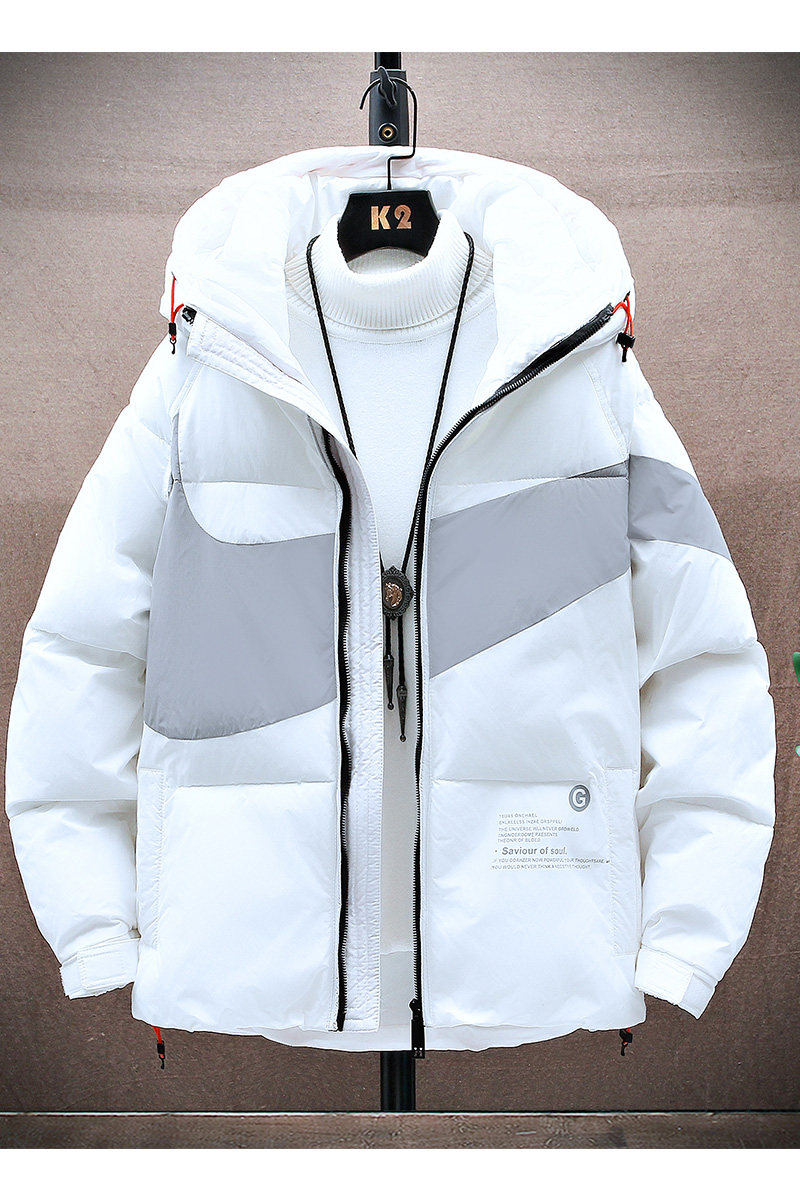 冬季棉衣男短款修身连帽加厚时尚棉服外套XZ313B-1-MY1422-P105,男装棉衣,星座310B-3