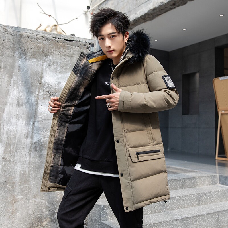 大货加厚棉服男中长款大毛领连帽棉衣外套XZ313B-1M1958-P125,男装棉衣,星座310B-3