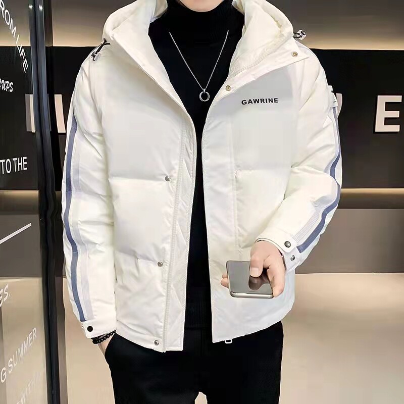 店主风羽绒服冬季加厚男士白鸭绒连帽羽绒外套XZ313B-1-2180-P155图片