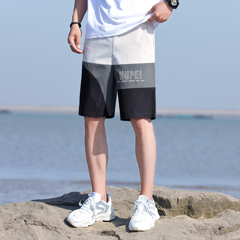 2021夏季新款男士休闲短裤潮流薄款五分裤XZ313B-1-DK2009-P20图片