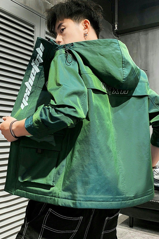 主推款秋季新款男士时尚变色连帽工装夹克外套XZ313B-1-JK688-P73,男装夹克,星座310B-3