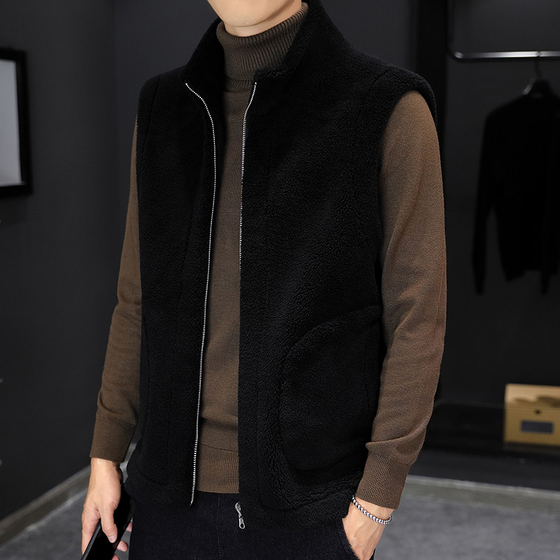 2022春新品男士颗粒绒双面穿马甲外套M87,男装背心/马甲,星座310B-3