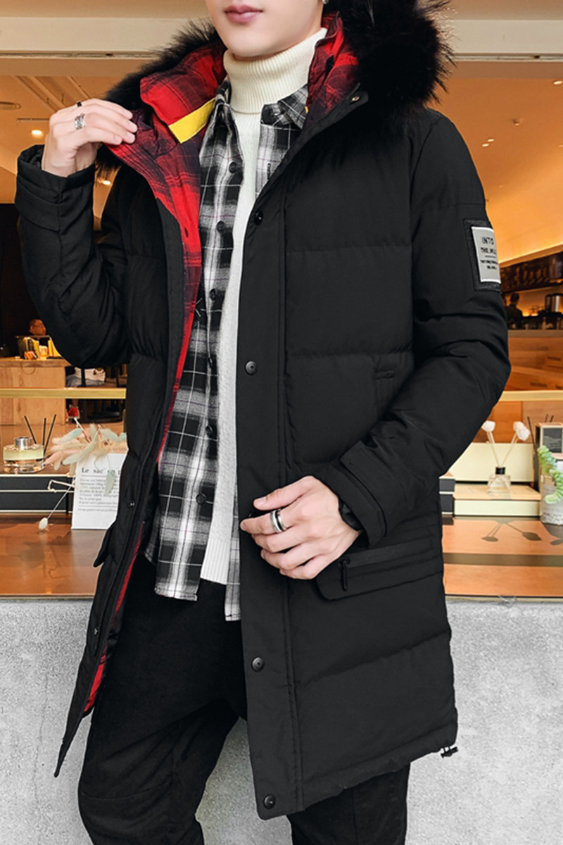 主推加厚棉服男士中长款大毛领连帽棉衣外套XZ313B-1M1958-P125,男装棉衣,星座310B-3