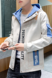 夹克男春季新款潮流ins男士连帽工装外套XZ313B-1-J，男装夹克，星座310B-3