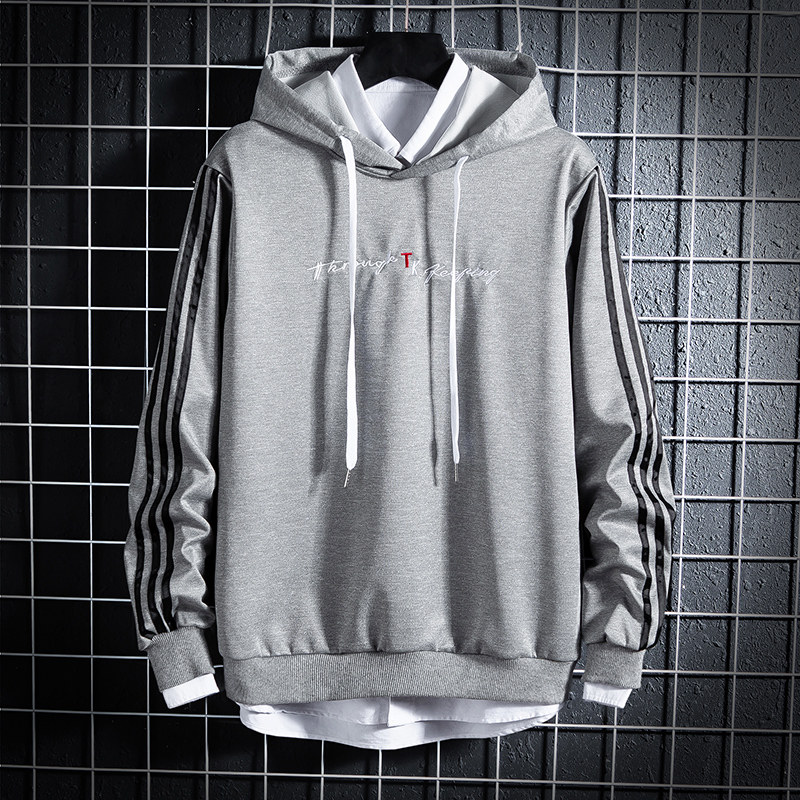 主推连帽卫衣男秋季新款潮流带帽运动休闲外套XZ313B-1WY88-P25,男装卫衣,星座310B-3