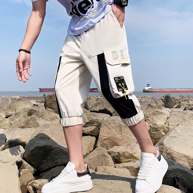 2021夏季新款短裤男士休闲时尚工装七分裤XZ313B-1-L06-P28,男装休闲裤,星座310B-3