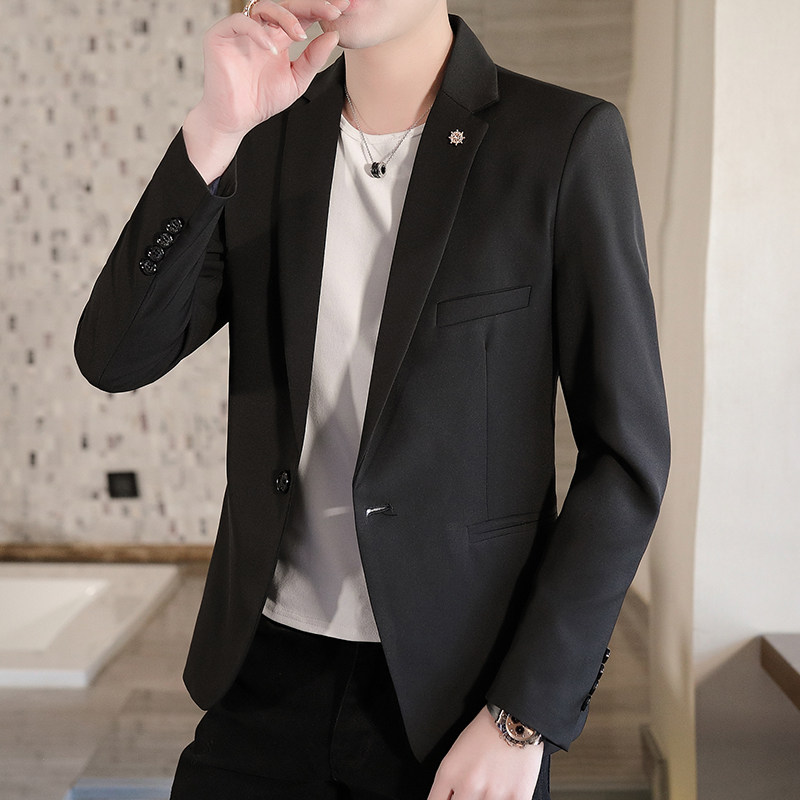 新款西装时尚帅气百搭韩版小西服外套XZ313B-1-XF2889,男装西服,星座310B-3