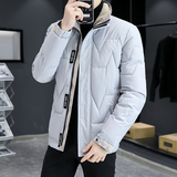 MY8608-P100羊羔绒保暖高领棉服冬季青年休闲羽绒棉外套棉衣，男装棉衣，星座310B-3