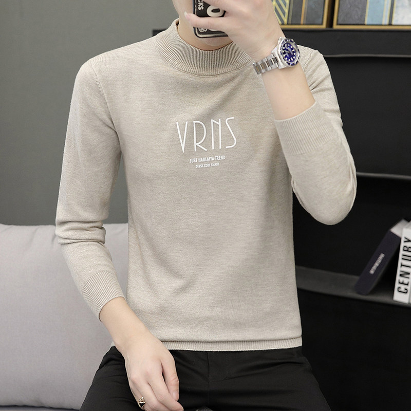 毛衣男秋季新款男士套头大码半高领针织衫XZ313B-1CP1751-P35,男装针织衫/毛衣,星座310B-3