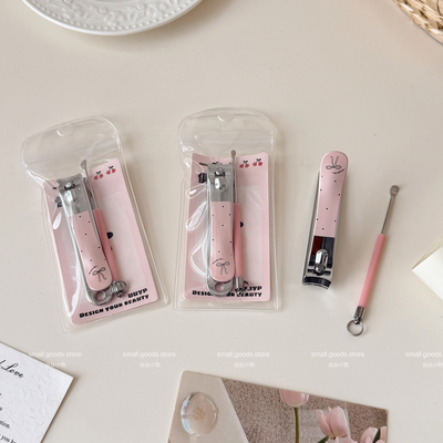 一组2个装挖耳勺指甲剪套装组合