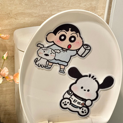 超可爱蜡笔小新马桶除臭自粘式马桶装饰贴画除臭留香去异味香薰贴
