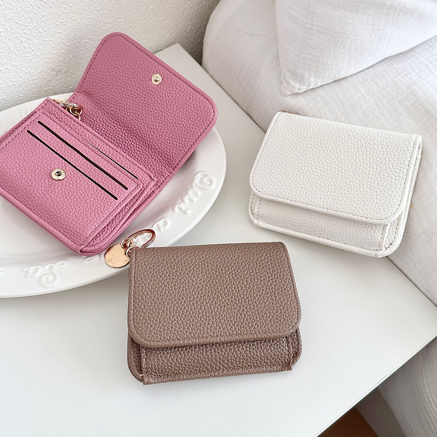 女式2024新款个性大容量多卡包