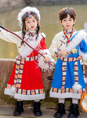 傣族服装儿童女民族服男童西双版纳云南少数民族异域风情泰国服装