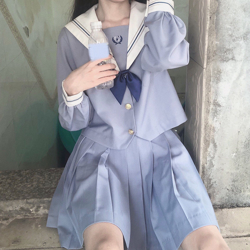 原创jk水手服套装渝川日系学院风图片