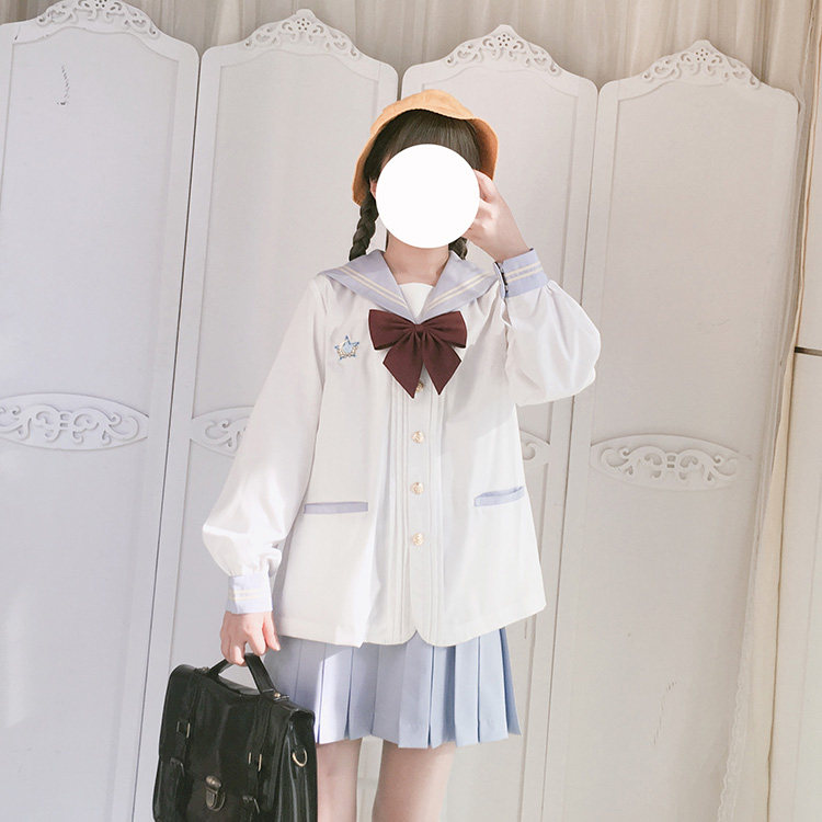 月之星星幼稚园可爱JK制服学院风图片
