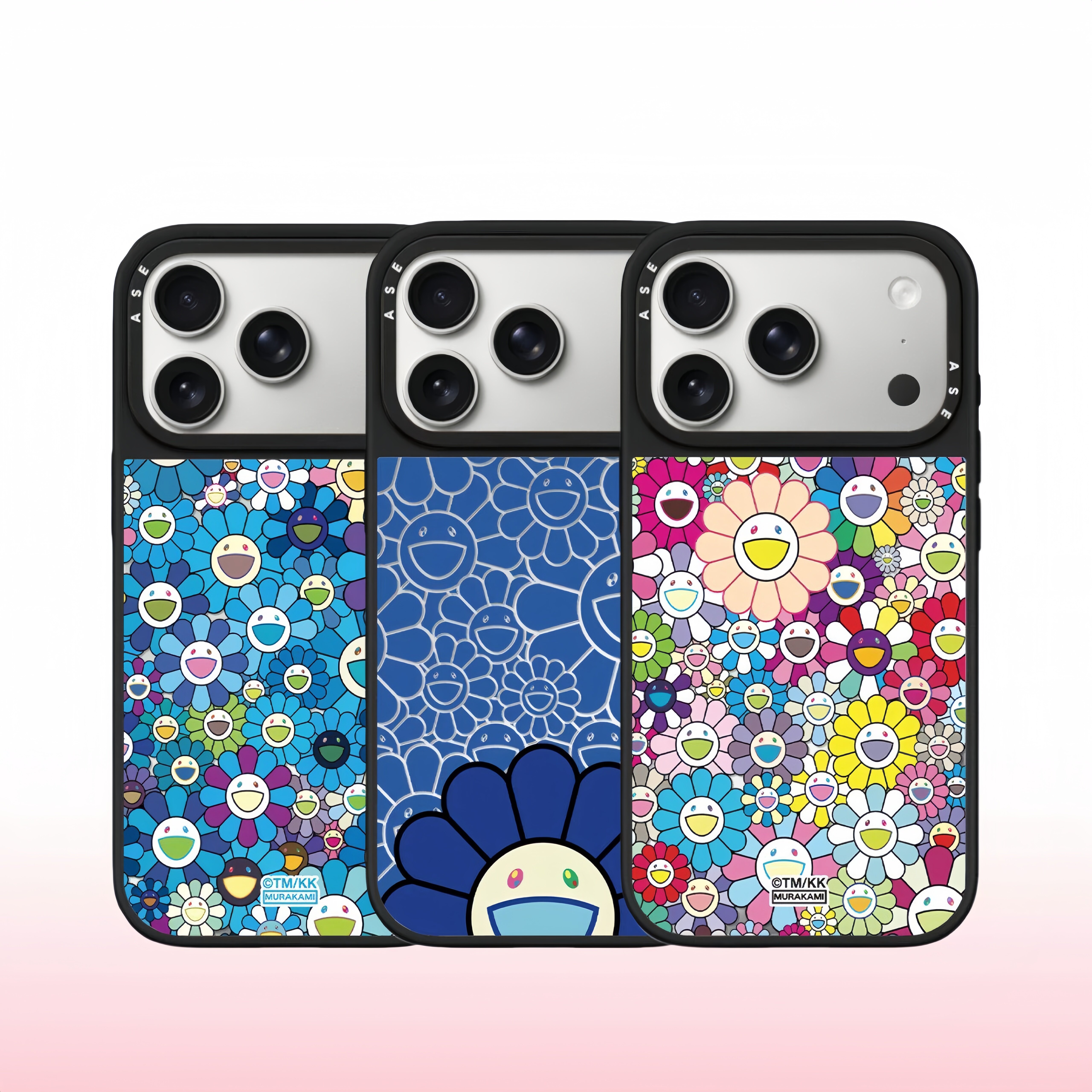 【韩国】明星同款艺术家村上隆粉色太阳花16pro适用iPhone17promax苹果15Plus壳14磁吸13卡通可爱情侣华强北