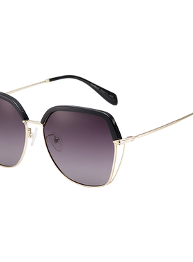 花雨伞圆脸偏光近视墨镜可定制