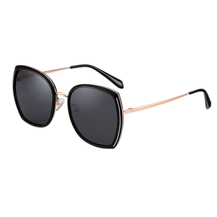 花雨伞太阳镜女士2023年新款潮大框显脸小墨镜近视偏光眼镜 11745
