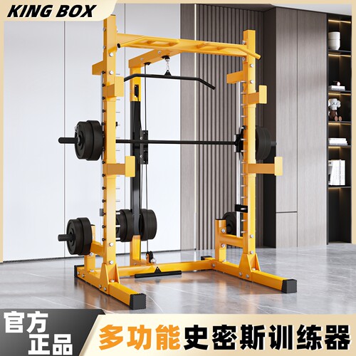 龙门架家用健身举重床史密斯机综合训练器多功能深蹲架卧推架单杠