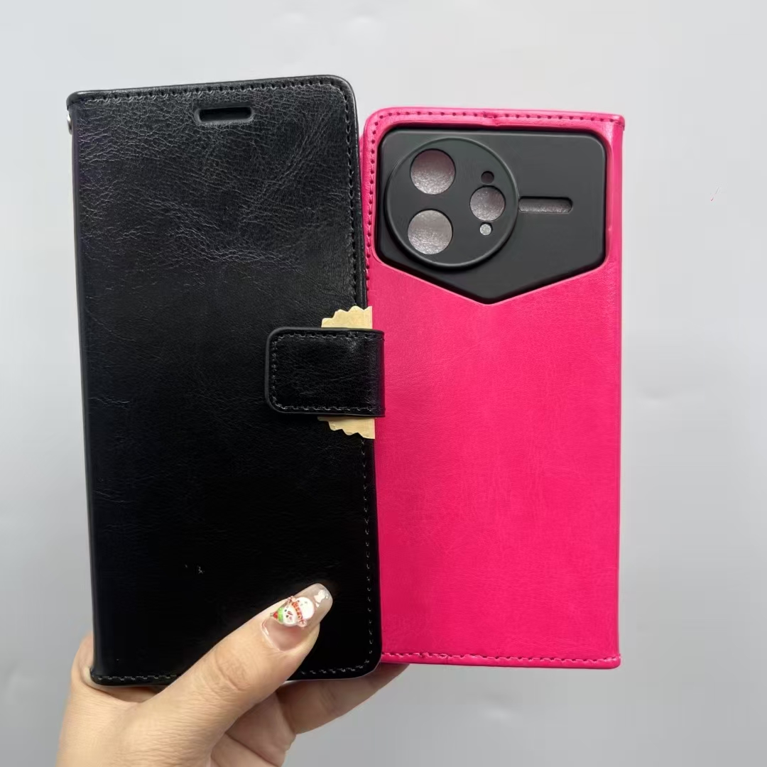 适用于14C/14R红米K80冠军pro版K70-e 5G手机壳13C保护套REDMI防摔小米14pro note13pro全包翻盖皮套男turbo4
