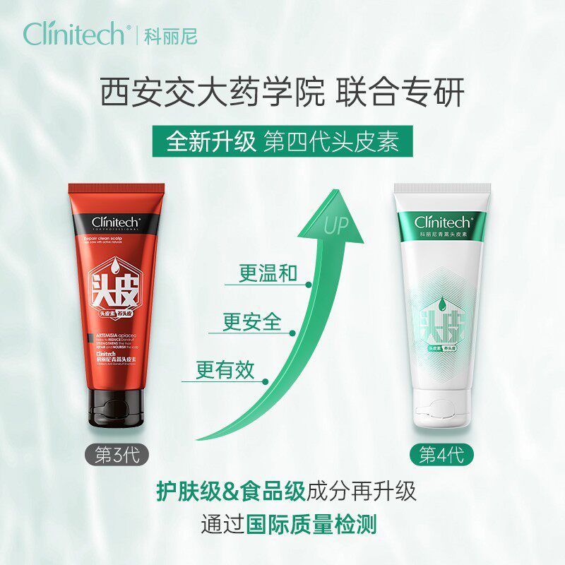 诺奖成分头皮亢衰!科丽尼青蒿头皮素去屑清洁洗发水止痒控油蓬松