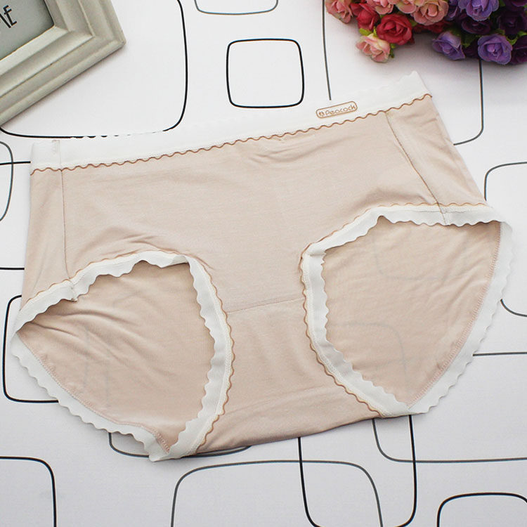 莫代尔少女内裤竹纤维无痕裆中腰透气柔软三角短裤头 欣彤宁,女士内衣/男士内衣/家居服,女三角裤,淘宝优惠券,粉丝福利购,淘宝优惠卷