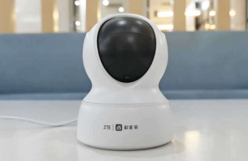 中兴K545摄像头400万高清家用手机远程对话360度云台旋转移动爱家