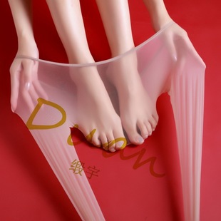 0.8CM极窄边无缝丝袜360度高腰无痕天鹅绒美腿连裤 袜0D超薄大码