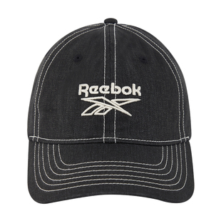 Reebok 锐步男女水洗做旧牛仔软顶可调节棒球帽鸭舌帽