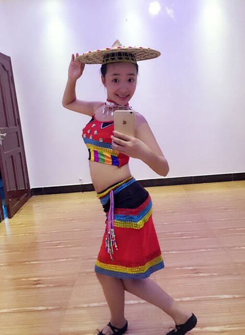 桃李杯傣族儿童演出服