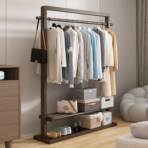 落地衣帽架加厚现代民宿置物架