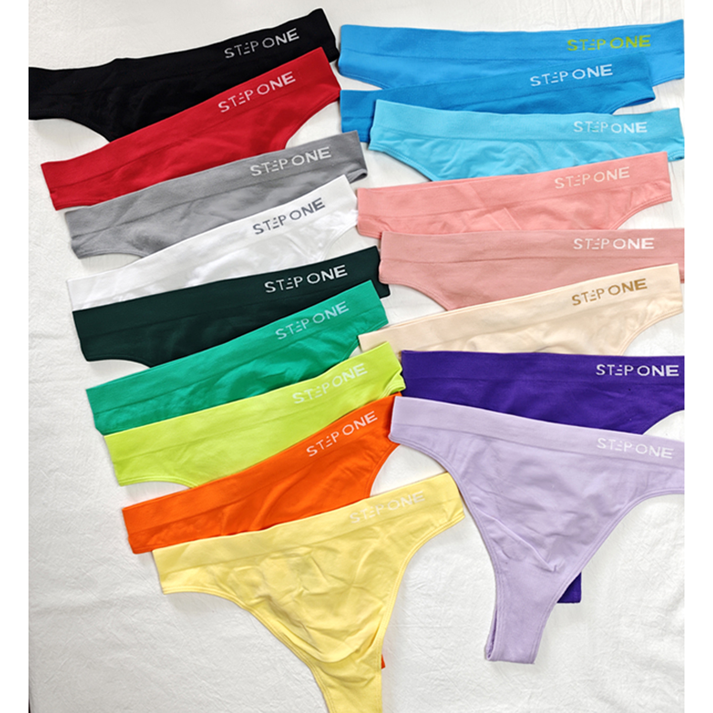 高弹无痕透气女丁字裤健身无痕