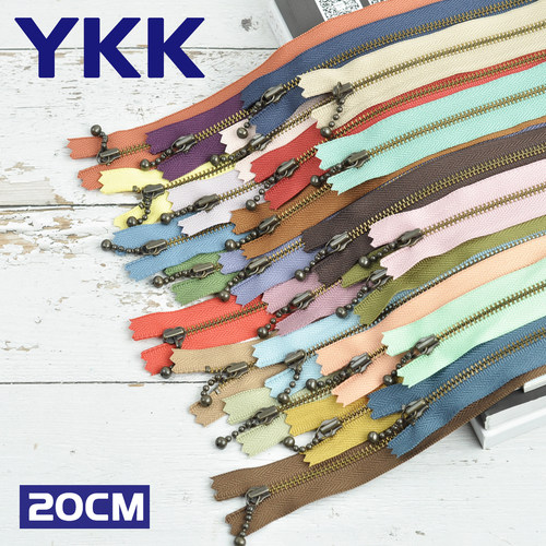 20cm/51色 3号正品YKK青古铜拉链/水滴头/手工布艺DIY辅料配件