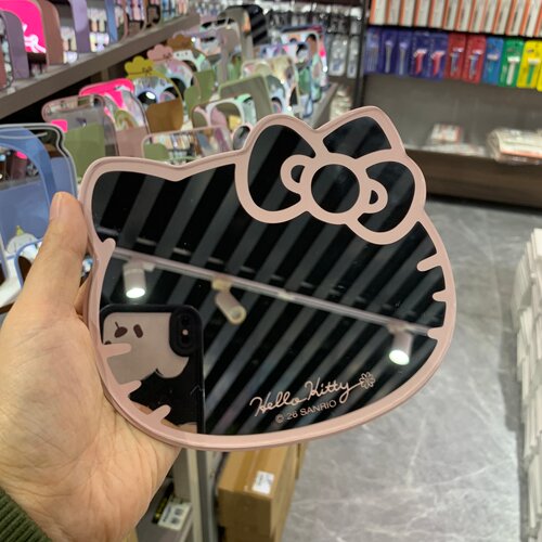 KT猫铁艺化妆镜学生小镜子
