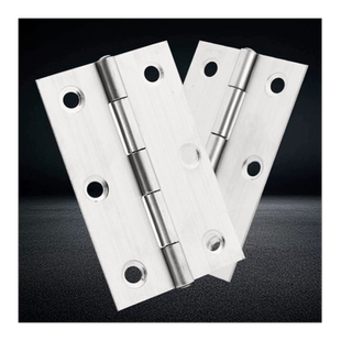 门合页迷你小木门铁活页五金2/3/4寸不锈钢微型百叶加厚平开大全