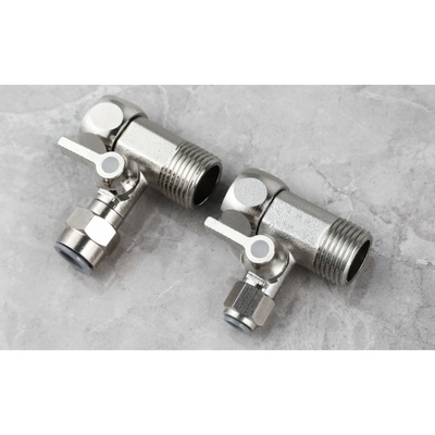 家用净水器水龙头进水4分转2分三通角阀带开关水管接头配件配大全