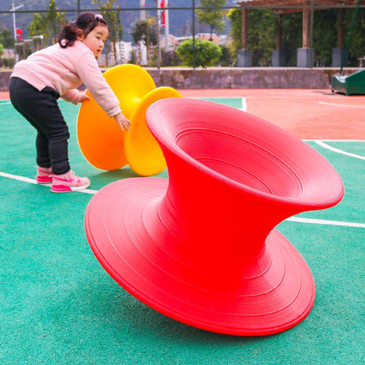 旋转大陀螺椅子成人不倒翁360度儿童平衡感统训练器材商场休闲椅