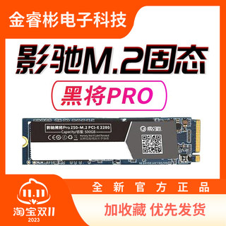 影驰黑将M.2 NVME笔记本台式机250G/500G高速固态硬盘SSD全新