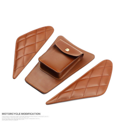 CM300复古改装油箱贴真皮防滑贴