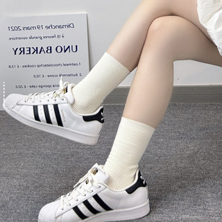 Adidas三叶草男女金标贝壳头运动休闲小白鞋FU7712 EG4958