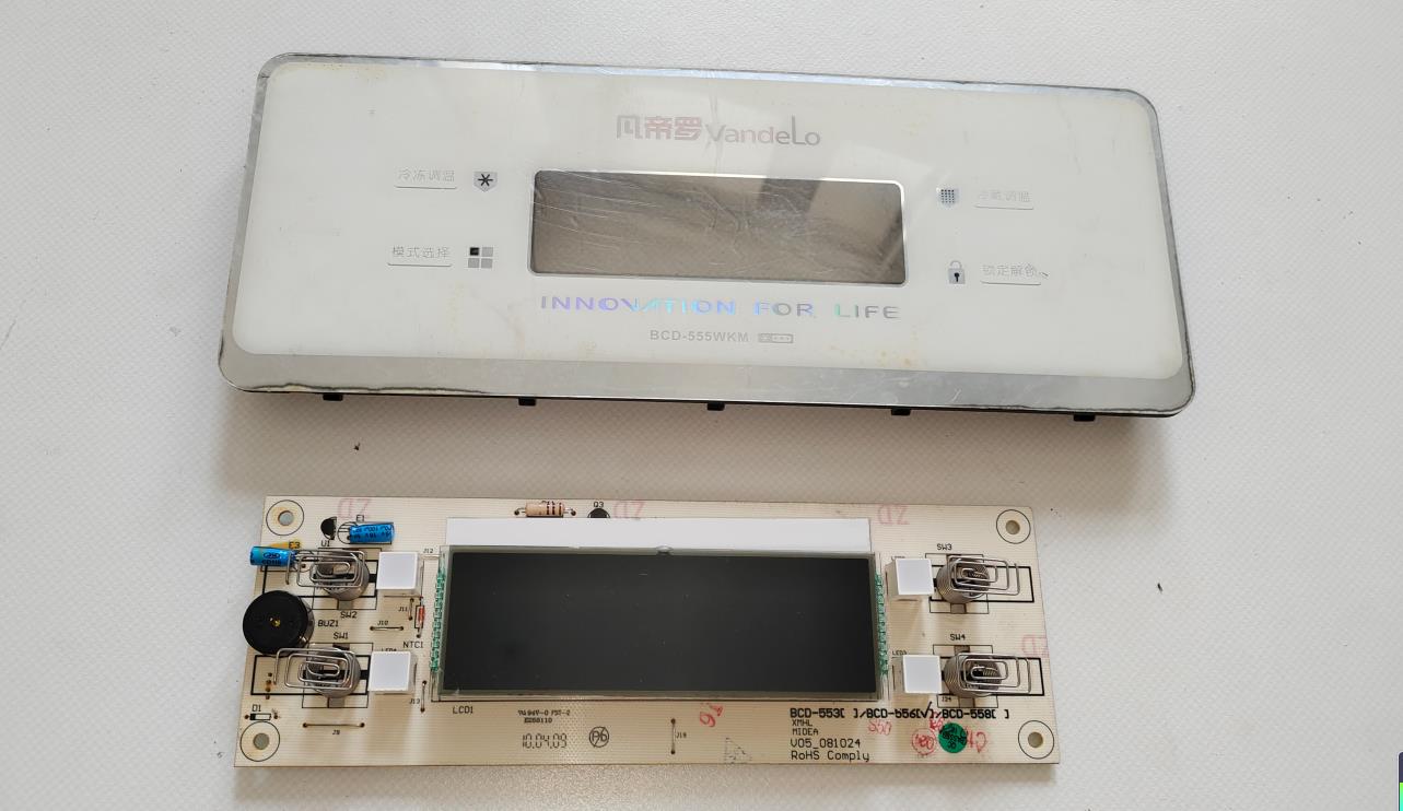 适用美的凡帝罗冰箱显示板BCD-555WKM主板BCD-553 BCD-556